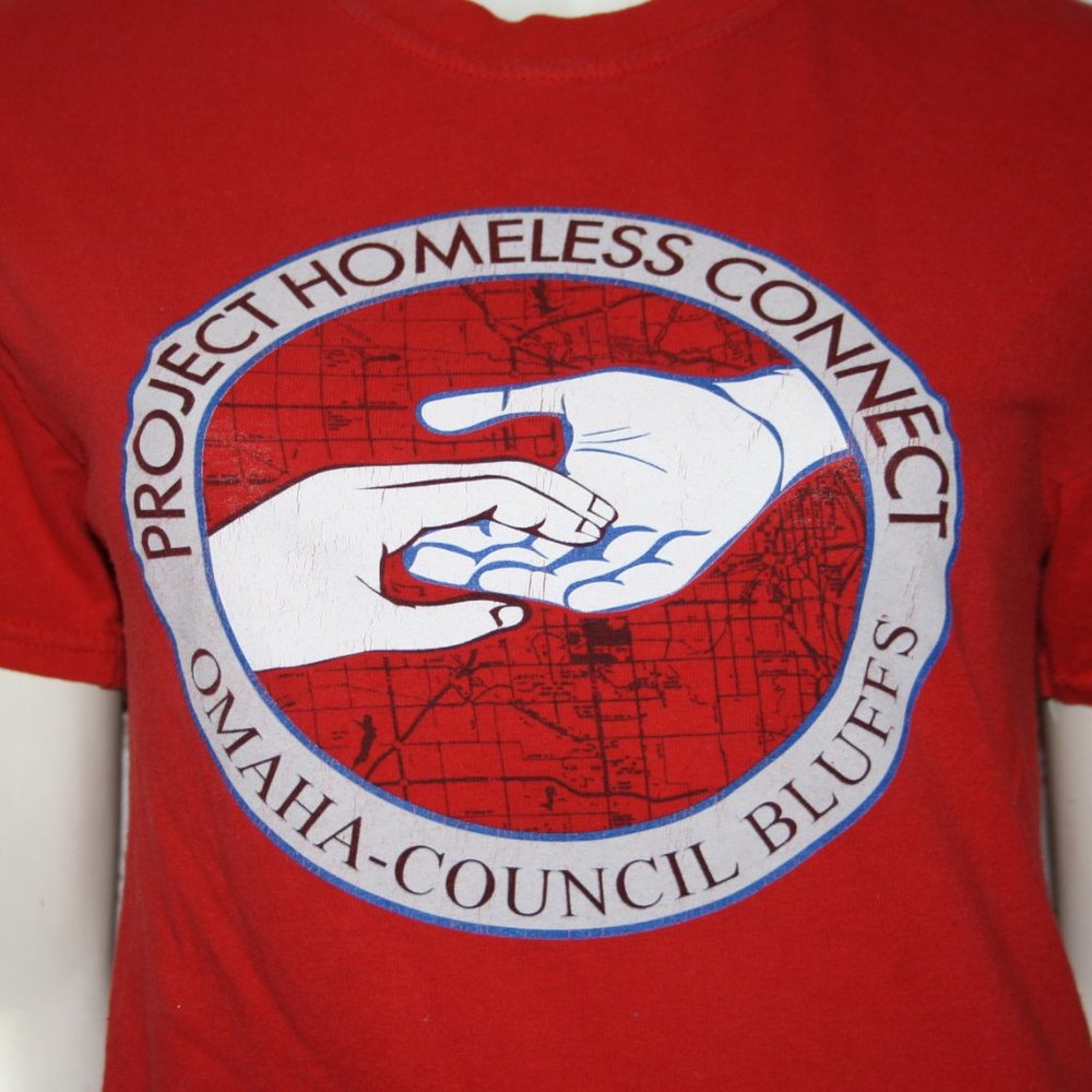 🔴🤝 Project Homeless Connect Tee · Red · Size Small